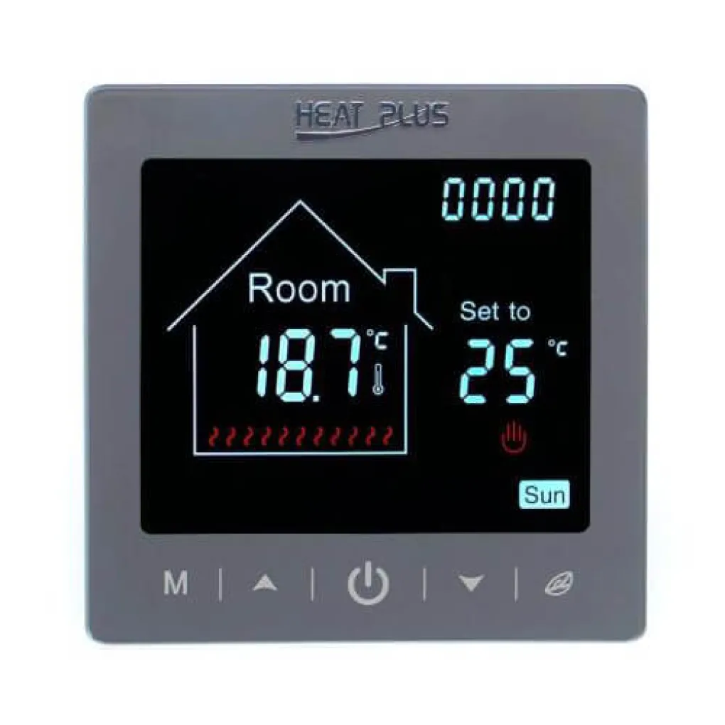 Терморегулятор Heat Plus M2-1.716S 16 A серебряный (M21716S)- Фото 1